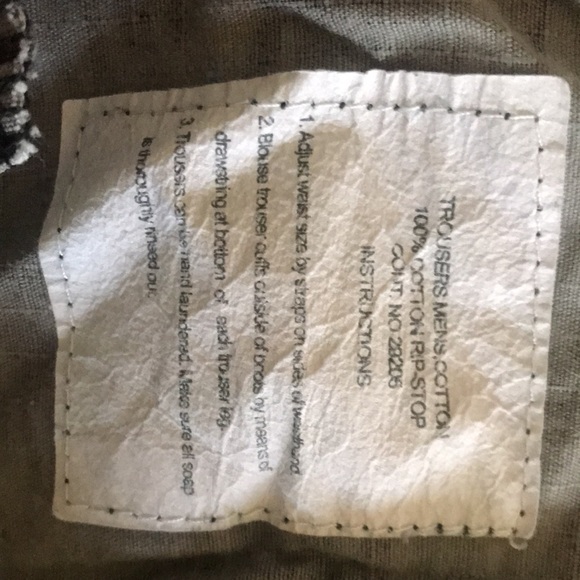 STANDARD ISSUE GARMENT  FIT SIZE 36 to 38 WAIST - Picture 9 of 13